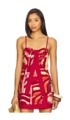 Seven Wonders Catriona Top Arlo Print In Red