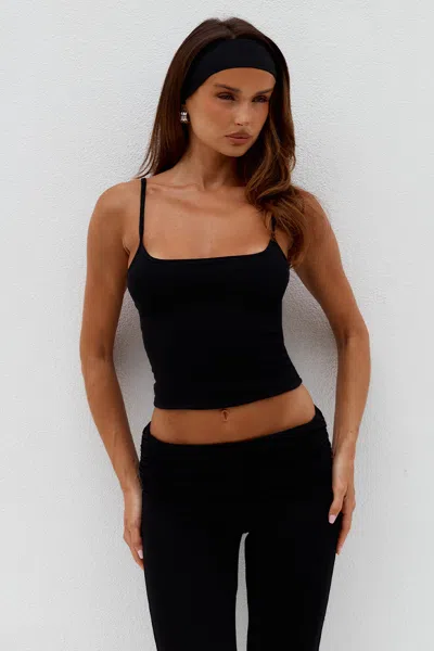 Seven Wonders Damari Scoop Cami Top Black