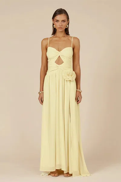 Seven Wonders Danika Maxi Dress In Lemon Yellow