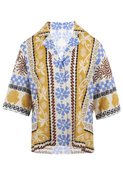 Seven Wonders Daze Shirt Vory Print