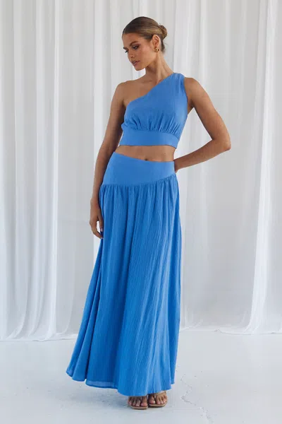 Seven Wonders Freya Maxi Skirt Periwinkle In Blue