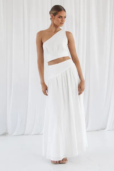 Seven Wonders Freya Maxi Skirt White