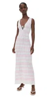 Seven Wonders Isabo Maxi Dress Pink In White