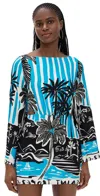 Seven Wonders Isla Mini Dress Tropez Print In Blue
