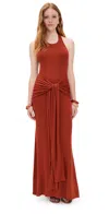 Seven Wonders Judah Maxi Dress Red In Brown