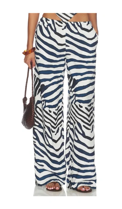 Seven Wonders Kaeli Elasticated Palazzo Pant In White