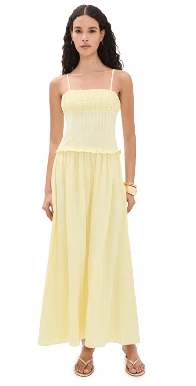 Seven Wonders Keily Maxi Dress Lemon In Yellow