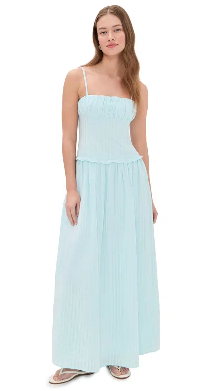 Seven Wonders Keily Square Neck Maxi Dress In Blue