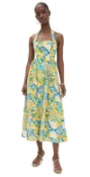 Seven Wonders Locklea Midi Dress Anacapri/lemon In Yellow