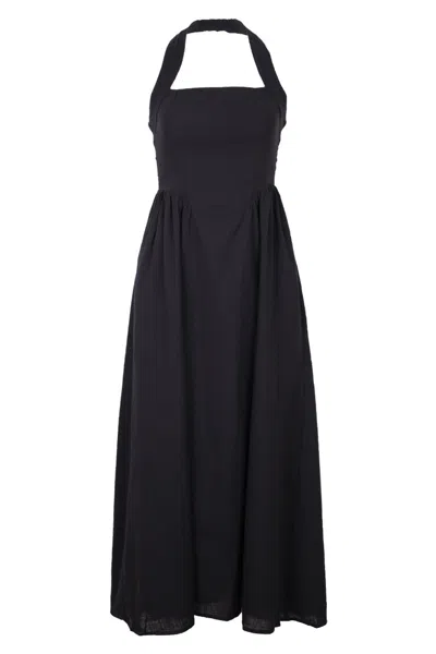 Seven Wonders Locklea Midi Dress Black In Blue
