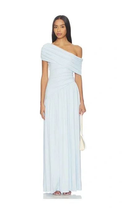 Seven Wonders Malani One Shoulder Maxi Dress In Blue
