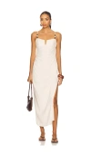 Seven Wonders Marianna Midi Dress In Gold