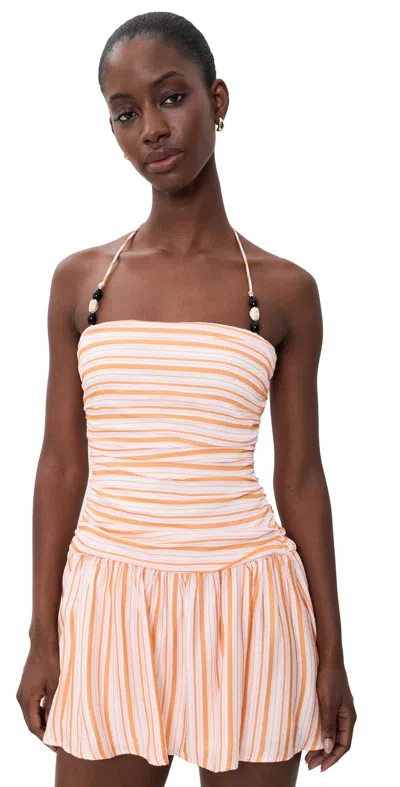 Seven Wonders Marianna Mini Dress Pink/orange Stripe