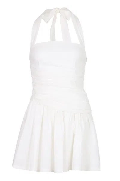 Seven Wonders Mattie Halter Mini Dress White