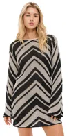 Seven Wonders Mazie Mini Dress Black Multi In Black Multi