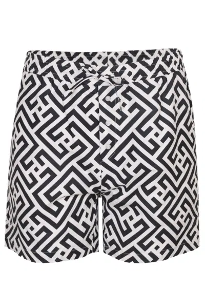 Seven Wonders Men Alec Drawstring Short Mirko Black In Multi