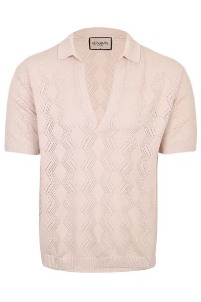 Seven Wonders Men Anthony Short Sleeve Knit Top Sand In Pink