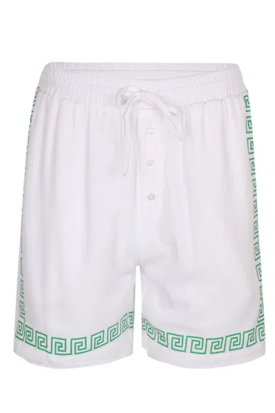 Seven Wonders Men Jacob Short White/green In Multi