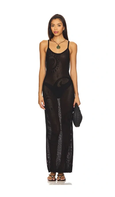 Seven Wonders Milenia Midi Dress In Black