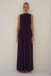 Seven Wonders Nalla Maxi Dress Navy In Purple