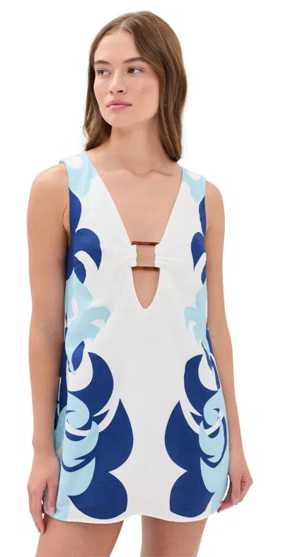 Seven Wonders Narla Mini Dress Molly Blue/white