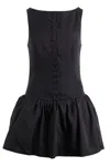 Seven Wonders Nevah Mini Dress Black In Black