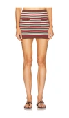 Seven Wonders Noemi Mini Skirt In Brown