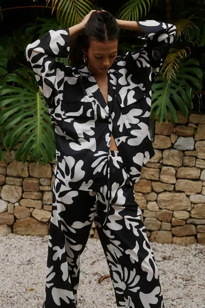 Seven Wonders Nuovo Shirt Black/sand In Multi