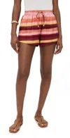 Seven Wonders Octavia Shorts Zayna Orange In Multi
