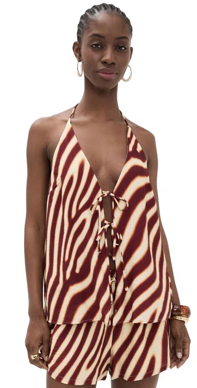 Seven Wonders Octavia Top Montie Choc In Neutral