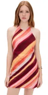 Seven Wonders Odyssey Mini Dress Peach Stripe