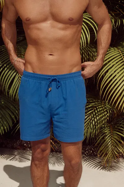 Seven Wonders Poolside Short Blue
