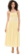 Seven Wonders Poppy Midi Dress Lemon In Lemon