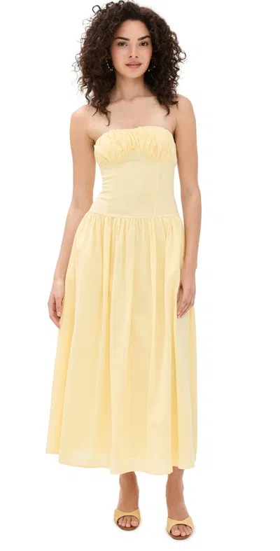 Seven Wonders Poppy Midi Dress Lemon