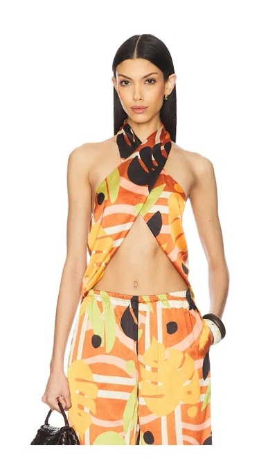 Seven Wonders Sachi Top In Print