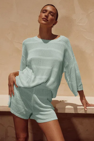 Seven Wonders Samia Top Sage In Blue