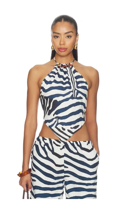 Seven Wonders Sashia Handkerchief Halter Top In White