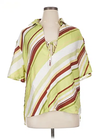 Seven Wonders Short Sleeve Blouse In Multi