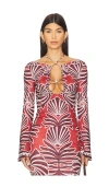 Seven Wonders Sienna Sleeved Top In Red