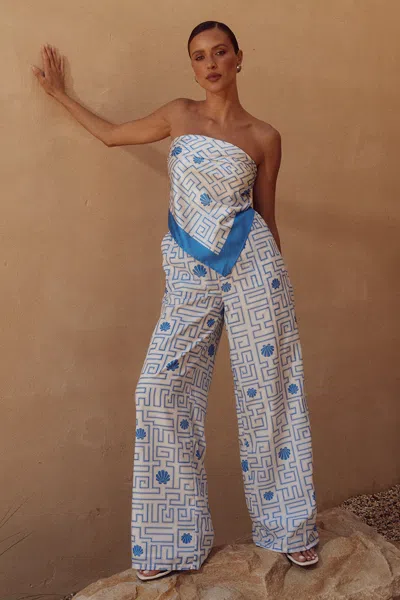 Seven Wonders Tanah Scarf Arienzo Print In Multi