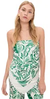 Seven Wonders Tanah Scarf Top Santino Green In Green