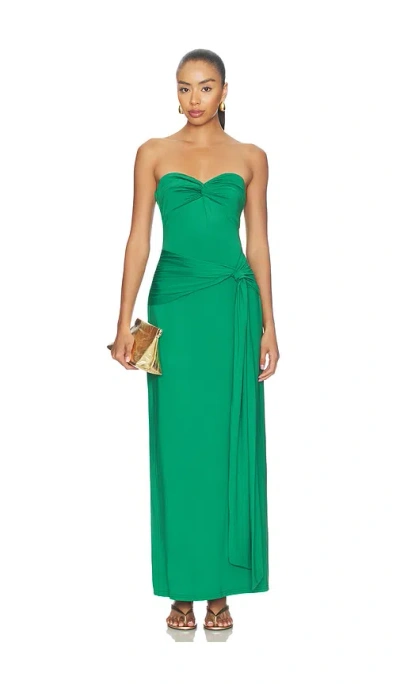 Seven Wonders Toulouse Strapless Maxi Dress In Green