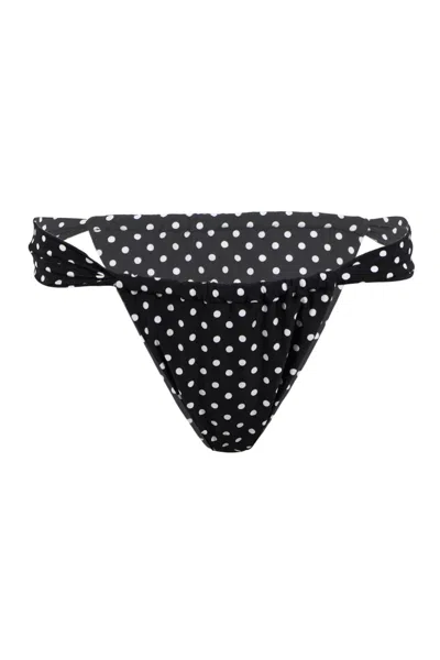 Seven Wonders Tropez Bikini Bottom Black Polka