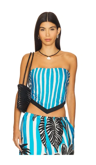 Seven Wonders Tropez Top In Black