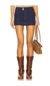 Seven Wonders Veronica Mini Skirt In Blue