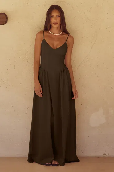 Seven Wonders Zephy Maxi Dress Chocolate