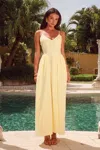 Seven Wonders Zephy Maxi Dress Lemon In Yellow