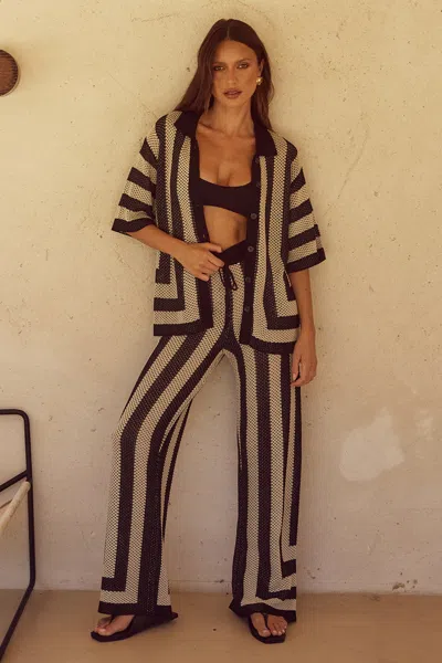 Seven Wonders Ziggy Pant Black/sand