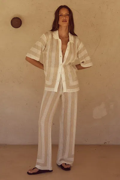 Seven Wonders Ziggy Pant White/sand In Multi