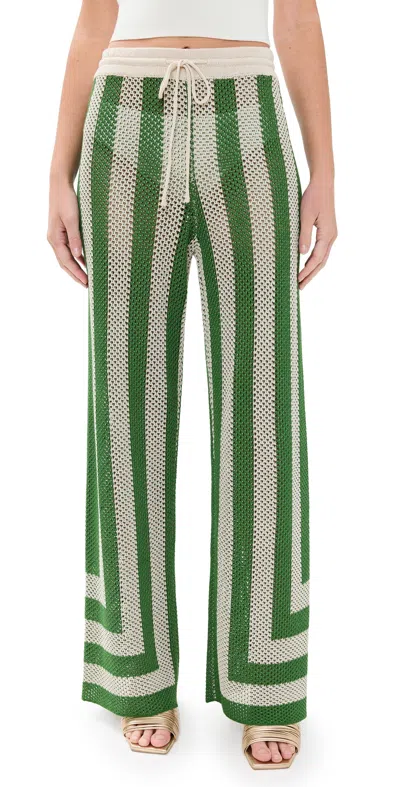 Seven Wonders Ziggy Pants Emerald Green/sand